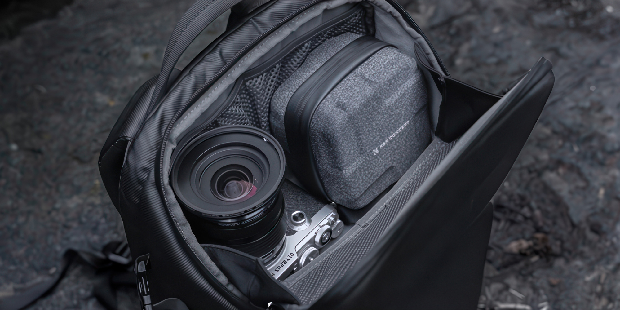 Pokrowiec na filtry K&F Concept Hard Shell Filter Case - 95 mm - Solidny zamek błyskawiczny